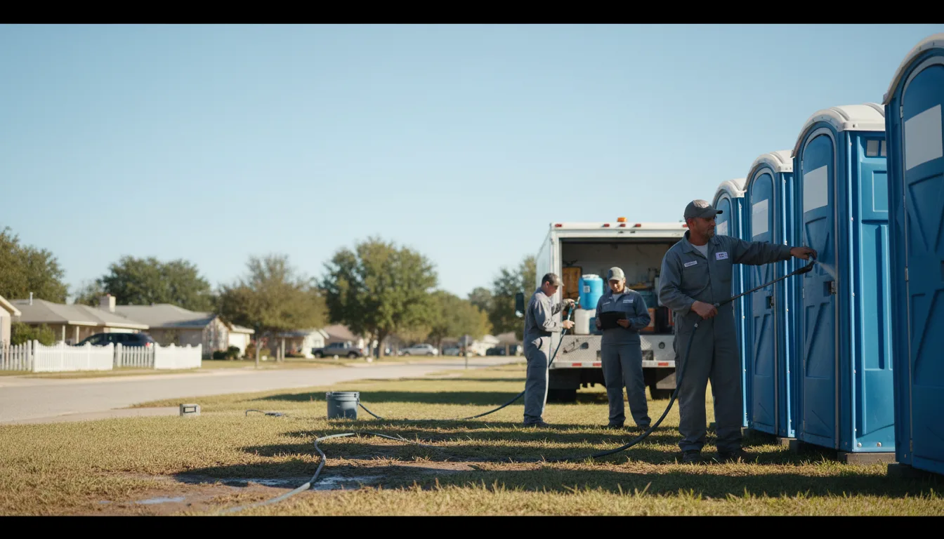Long-Term Portable Toilet Rental in Sharon Springs, KS near me